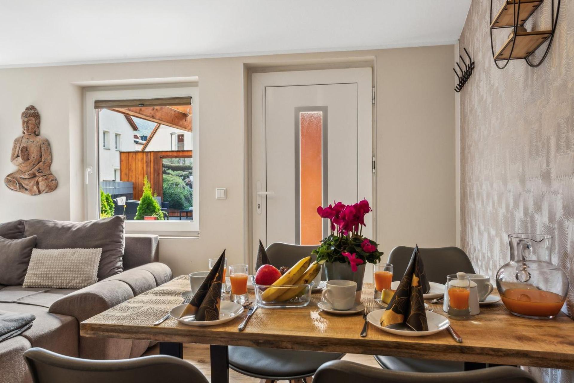 Apartment Harzlounge Center Thale - Grill & Garden Bagian luar foto