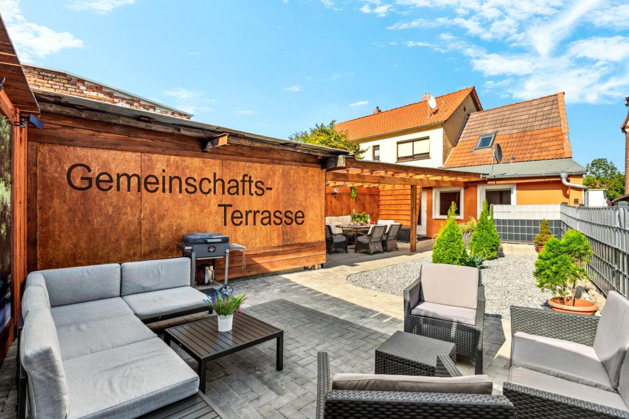 Apartment Harzlounge Center Thale - Grill & Garden Bagian luar foto